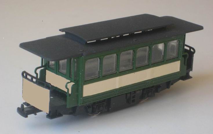 Reworked tram livery